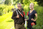 FELCO F250-57 Swiss Made Hedge Shears for Gardening – 22" Lightweight Precision Clippers for Shrub Trimming | Hedge Scissors | Trimmer Tool with Chromed Carbon Blades | I-Beam Handles