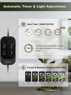 GLOWRIUM Tall Plant Grow Light for Indoor Plants, Full Spectrum Plant Light