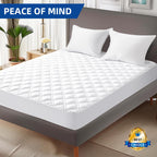 Queen Mattress Protector Waterproof, Mattress Pad Fitted Deep Pocket 8"-21"