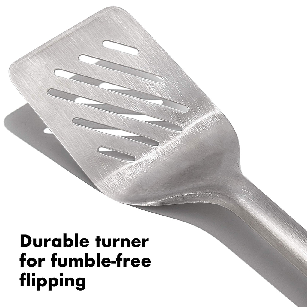 OXO Outdoor Grilling Turner and Tongs Set