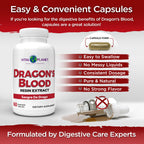 Vital Planet - Dragon's Blood Resin Extract Croton Lechleri Sangre de Drago (Sangre de Grado) Digestive Health Supplement Sustainably Sourced from Amazon Rainforest of Peru, 500mg 60 Capsules