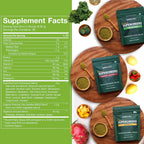 Paleovalley Organic Supergreens Powder - 23 Superfoods with Prebiotic Fiber for Energy and Immunity Support - No Cereal Grasses for Maximum Absorption - Pure Unflavored, 30 Servings