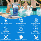 Pro-Grade Chlorine Pool Shock, 68% Cal-Hypo Granular Sanitizer, Prevents Bacteria & Algae, Restores Crystal Clear Water - Shock Treatment, Swimming Pool Chemical - 24 X 1lb
