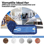 MATTHEW CLEANING 36'' Industrial Strength Cotton Dust Mop Refill Washable Replacement Heads For Residential & Commercial Use Fit Standard Dust Mop Frames, Hardwood, Laminate, Concrete Floors 3 Pack