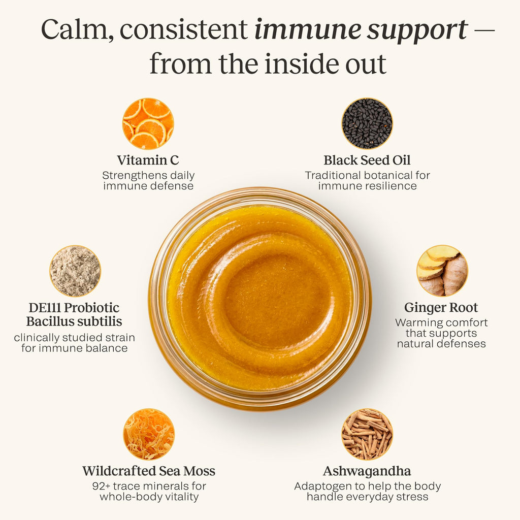 CELTARA Sea Moss Gel Mango Daily Blend, 15 Servings — 2 Tbsp Per Serving, Sea Moss 5.55g, Vitamin C, Magnesium, Potassium + Ashwagandha, Black Seed Oil, Ginger, Monk Fruit Sweetened, No Added Sugar
