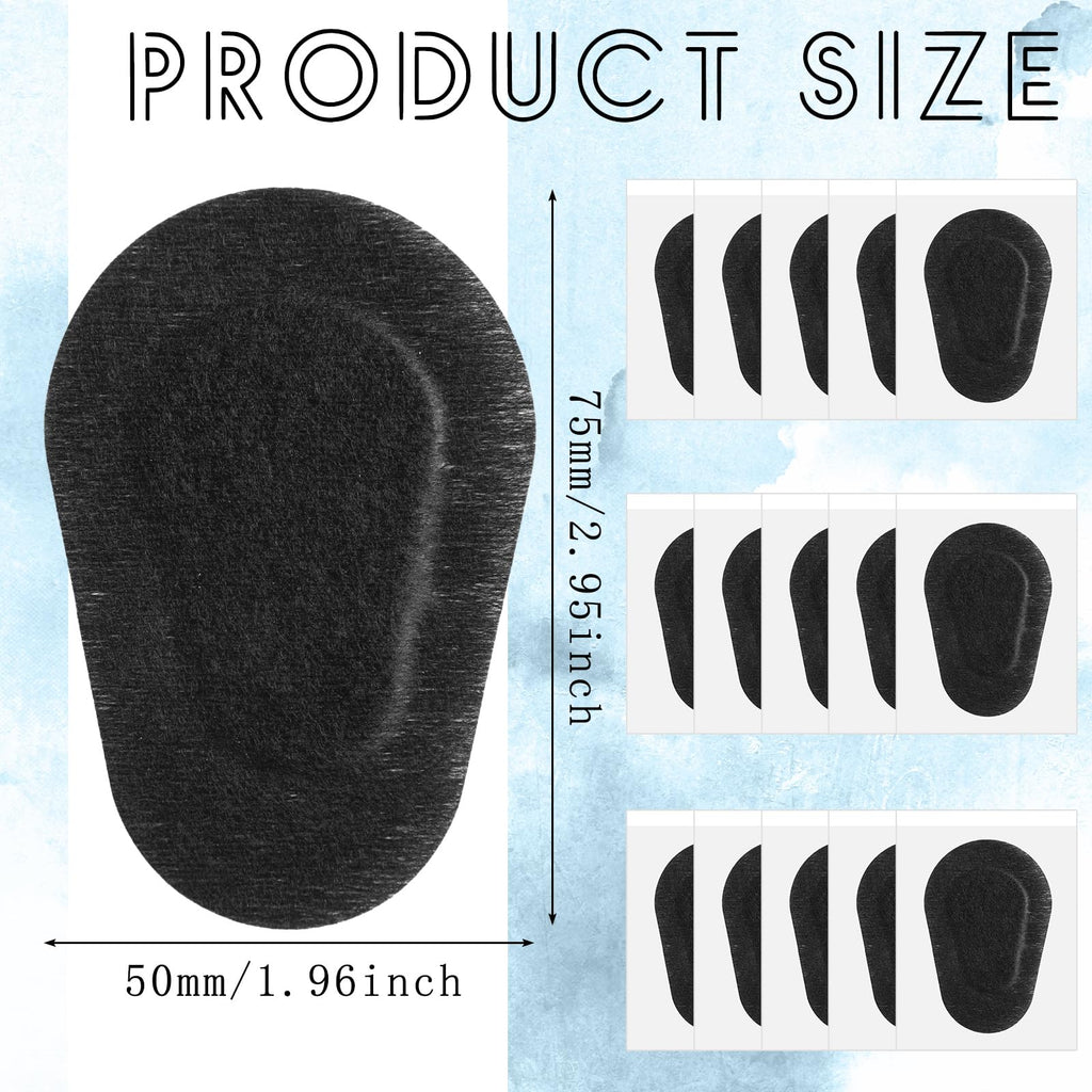120 Pcs Adhesive Eye Patches, Eye Patches for Adults Pad Disposable Eyepatch Latex Free Adhesive Bandages for Adult(3 x 2 Inch,Black)