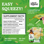 Wild & Organic Sea Moss Drops - Overall Support with Irish Seamoss and Bladderwrack - Multimineral Chondrus Crispus Tincture - Vegan, Sugar & Alcohol-Free Liquid Supplement - 4 fl oz
