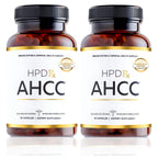 HPD Rx Premium AHCC & Shiitake Mushroom 1100 mg per Serving Supplement, Natural Immunity Booster, Maintains Natural Killer Cell Activity | AHCC is Proven in 30+ Studies | 60-Day Supply, 2-Pack