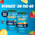 GOGO Active No Sugar Added Electrolytes Fruit Blend Variety Pack, 18 Count