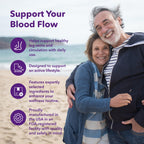 VITASUPPORTMD Tri-Power Circulation Formula - Circulation Supplement with Butcher's Broom, Hesperidin Methyl Chalcone, and Vitamin C, 60 Capsules, for Blood and Leg Circulation, Vein Health Support
