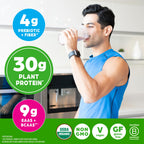 Orgain Organic 30g Vegan Plant Protein Powder, Vanilla, 9g EAAs + BCAAs, High Plant Protein, 4g Prebiotic + Fiber, 1g Sugar, Pre-Workout, Muscle Support + Recovery - 2.01lb (Packaging May Vary)