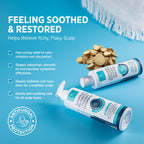 Roycederm Seborrheic Dermatitis & Psoriasis Shampoo and Conditioner Set - Effective Scalp Treatment for Folliculitis, Psoriasis, Dandruff, Dry Itchy Scalp - Soothing, Moisturizing Herbal Formula