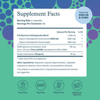 Youtheory Ashwagandha + GABA - Adaptogenic Blend with Organic KSM-66 & Ginger - Aids Stress Relief & Mood* - Supports Energy Levels* - 60 Vegetarian Capsules (30-Day Supply)*