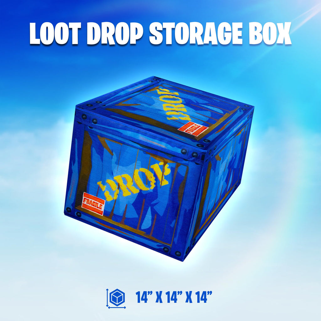 CampLiner Loot Drop box storage box fabric construction great for parties and long term storage of gaming gear.