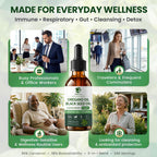 Oil of Oregano Drops with Black Seed Oil, Turmeric Oil, Vitamin E & Olive Oil Based, Immune Digestive Cleanse & Detox*, 80% Carvacrol Cold-Pressed Natural Aceite de Oregano, 2 Fl Oz, 8 Month Supply