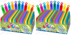 200 Pcs Mini Bubble Wands in 10 Colors, Bulk Party Favors for Kids, Themed Birthday, Christmas, New Year, Valentine, Carnival, School Classroom Prizes for Boys & Girls, Ideal Goodies Bags Stuffers