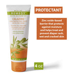 Medline Remedy Olivamine Calazime Skin Protectant Paste Cream, Used with Dry Chapped from Diaper Rash, Incontinence, Dermatitis, Psoriasis, Burns, Bites, White, 4 Oz
