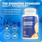 BioMatrix Biofilm Disruptor, GI Repair Digestive Supplement for Men and Women, Oil of Thyme, Oregano & Clove, Gut Microbiome & Intestinal Health Support | Microb-Defend (90 Softgels)