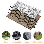 Sunnyglade 2" Thick Ground Grid 13.6 x 4 FT, Gravel Retainer 1880 lb/sq ft