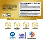 SIGNIFY NATURE Omega 3 Fish Oil Supplement with Vitamin D3 5000 IU - 1000mg Triglyceride Capsules for Brain Health - Omega3 EPA DHA + VIT D 3-90CT