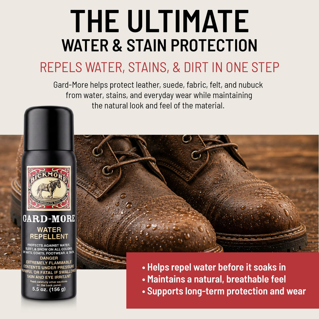 Gard-More Water & Stain Repellent, Leather & Suede Protector Spray