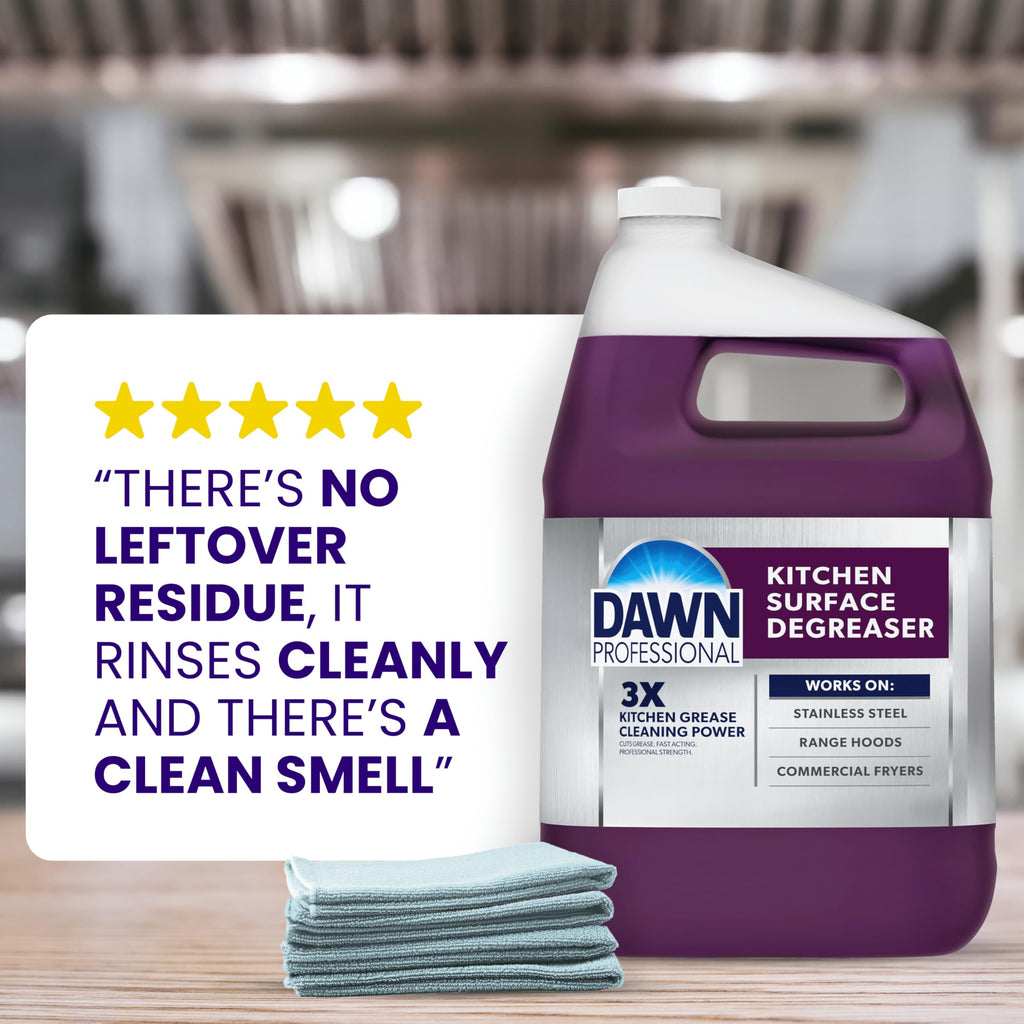 Dawn PRO Kitchen Surface Degreaser, Bulk Cleaning Spray for Oil and Grease Buildup in Commercial Kitchens, 32 fl oz (Case of 6)