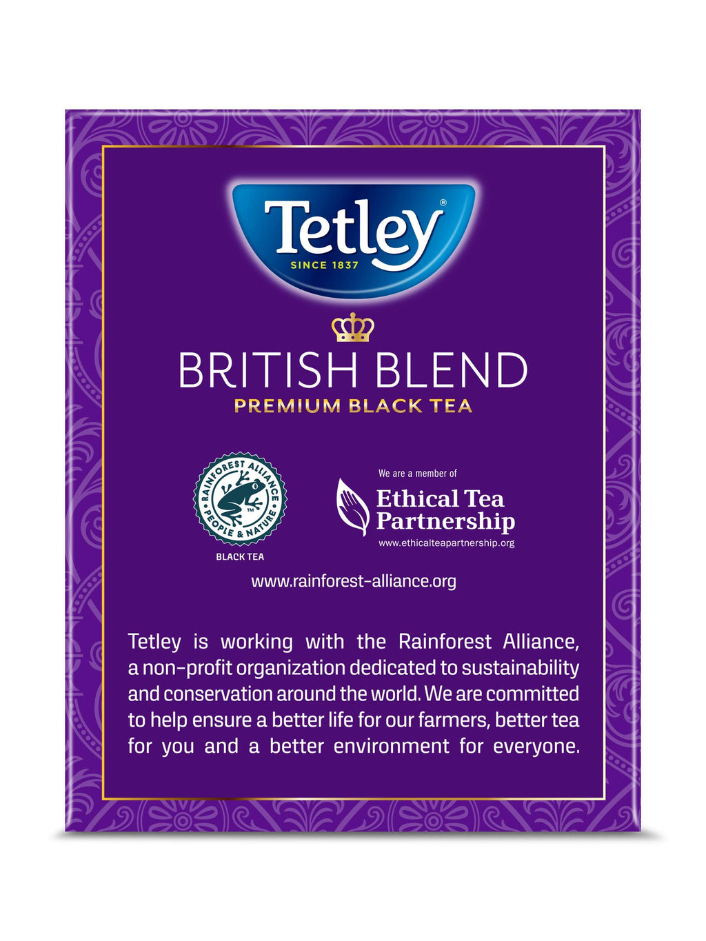 Tetley, British Blend Black Tea, 320 Count, Hot or Iced, Rich & Robust Black Tea