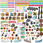 Tuanse 248 Pcs Miniature Fairy Garden Accessories with Mini Resin Animals