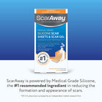 ScarAway Complete Scar Treatment Kit, Clinically Supported Treatment (Pack of 2) Tan Medical-Grade Silicone Scar Sheets (1.5" x 3") and Silicone Gel (0.35 Oz), Water-Resistant & Self-Adhesive