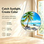 Acrylic Puzzle Suncatcher,Stained Glass Suncatcher Puzzle Window Hanging