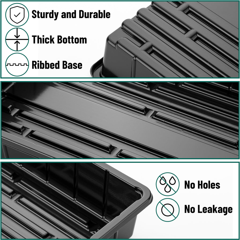 Mr. Pen- Seed Starter Trays, 5 Pack, 17"x10"x2.4"