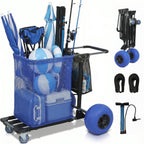 Aomedeelf Beach Cart with Balloon Wheels for Sand, Maximum Capacity 220 lbs