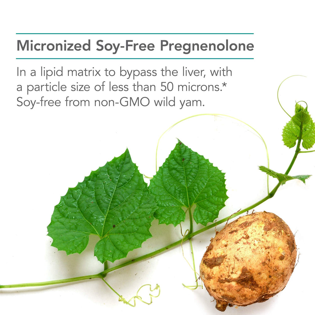 NutriCology Pregnenolone 100 mg - Micronized Hormone Precursor - Stress & Well-Being Support - Enhanced Absorption Formula - 60 Servings - 60 Tablets