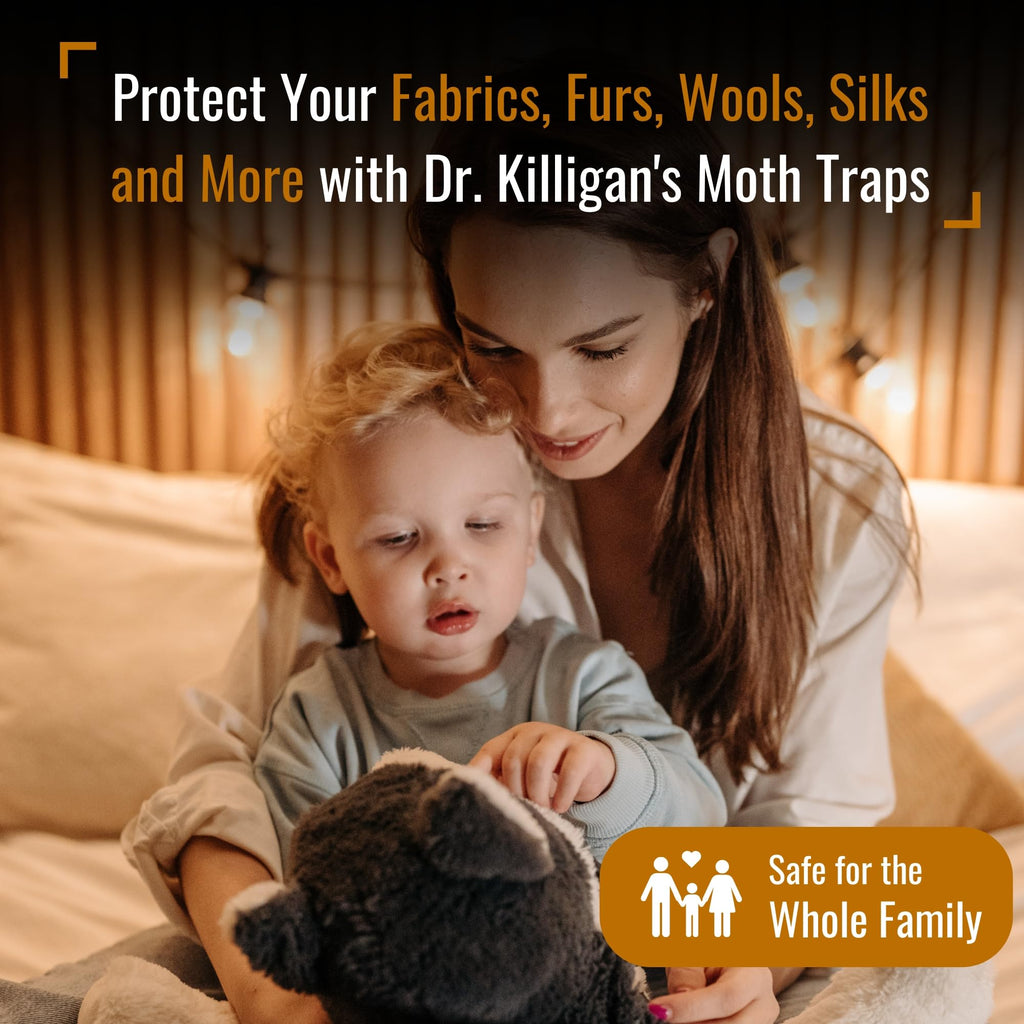 Dr. Killigan's Premium Clothing Moth Traps with Pheromones (White, 6 Traps)