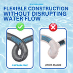 SWIMLINE HYDROTOOLS Pool Pump Filter Connection Hose | 1.25 Inch X 6 Foot | Heavy-Duty Flexible, Durable & Leakproof | Chemical & UV Resistant | For Above Ground Pools Skimmer Filters & Pumps