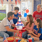 USA Soccer Porch Goose Outfit Summer Sport Fan Goose Clothes Game Day Decor