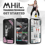 MhIL Workout Gloves for Women ��� Breathable Gym Gloves for Women with Palm Protection and Enhanced Grip ��� Padded Weight Lifting Glove for Womens with Wrist Wraps Support Weightlifting Exercise Cycling