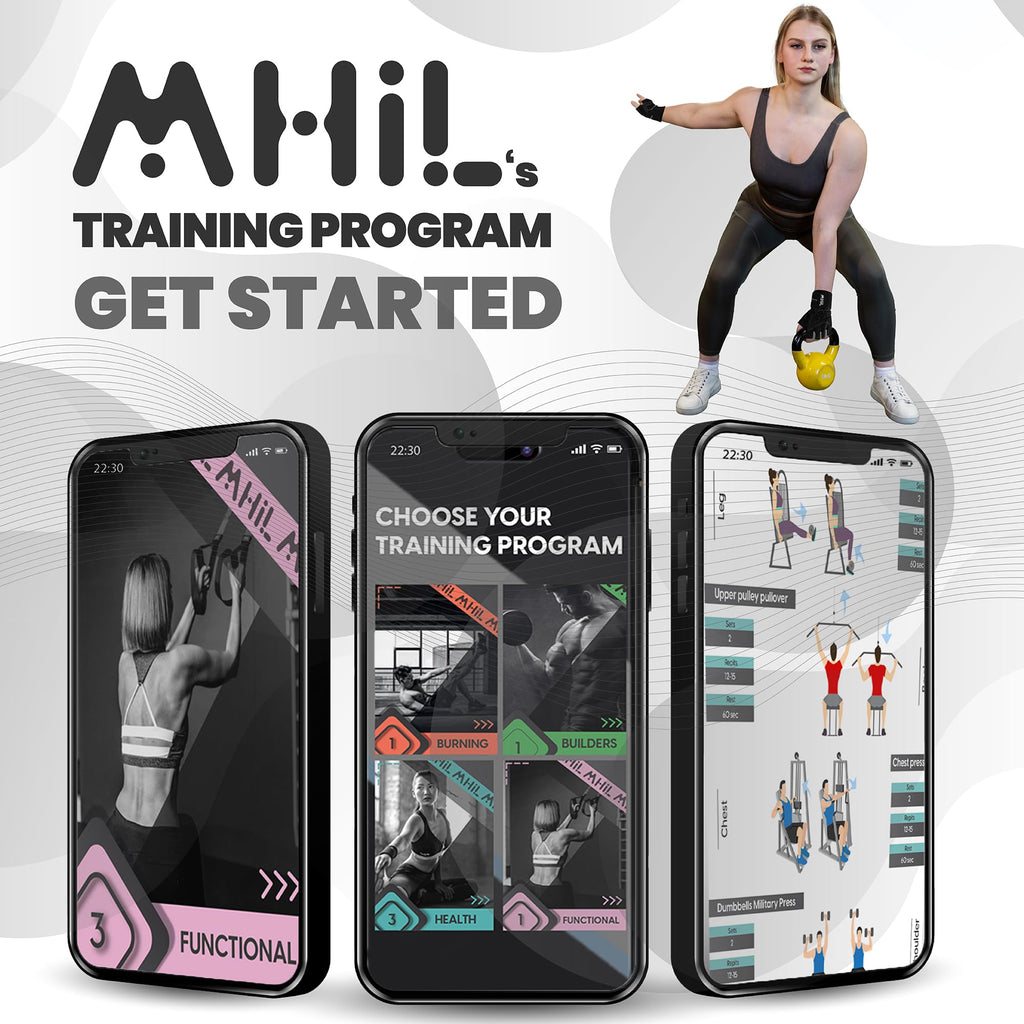 MhIL Workout Gloves for Women ��� Breathable Gym Gloves for Women with Palm Protection and Enhanced Grip ��� Padded Weight Lifting Glove for Womens with Wrist Wraps Support Weightlifting Exercise Cycling