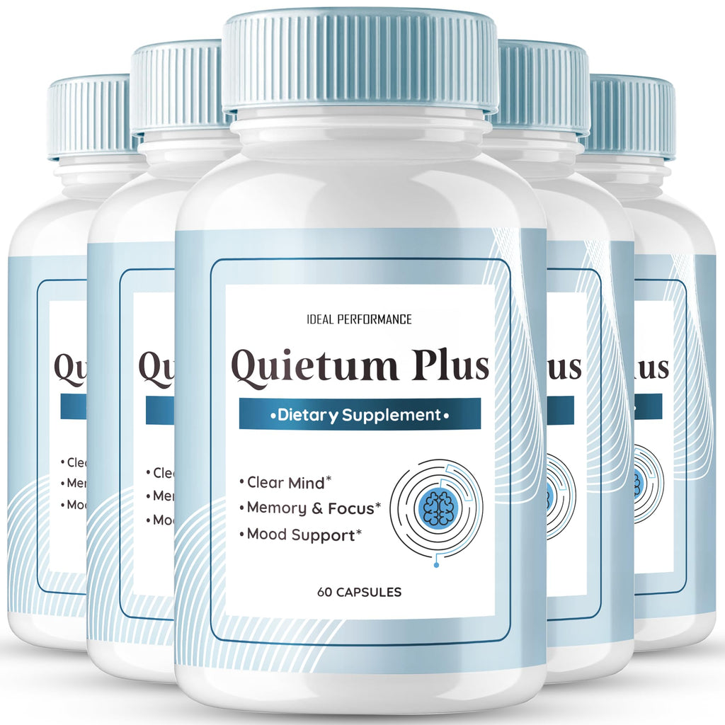 Quietum Plus Tinnitus Relief for Ringing Ears, Official Quietum Plus Tinnitus Relief Original Supplement Pills, Ring Clear Advanced Formula for Healthy Ear, QuietumPlus Reviews (5 Pack)