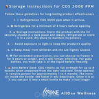 Pure Chlorine Dioxide Solution 3000 PPM - CDS 3000 PPM 4.2 oz Plastic Bottle CDS Solution Made in USA | Allone Wellness