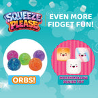 Squeeze Please 3 Pack Scented Marshmallow Stress Relief Fidget Squishy Toy