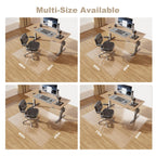 [Thickened to 2.0mm] 60"x75" Computer Chair Mat for Hardwood, PVC Office Mat for Hardwood Floor, Anti-Slip Rolling Chair Floor Protector,Vinyl Mats for Home, Under Desk Mats for Rolling Chairs