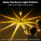 DenicMic Solar Halloween Lights Outdoor 10 Pack Fall Decorations for Home