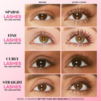 Too Faced Better Than Sex Volumizing and Lengthening Mascara | Vegan Formula, Dramatic Volume and Length | Cruelty-Free Eye Makeup + Hourglass Brush for False Lash Effect, Chocolate, 0.27 Fl Oz