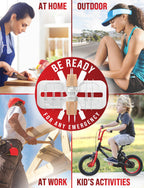 Emergency Wound Closure Strip - Laceration Closure Kit - Stitchless & Easy to Use - Butterfly Bandage