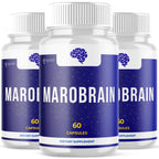 (3 Pack) Marobrain Capsules, Official Marobrain Pills with All Natural Ingredients, Advanced Formula Brain Health Support Supplement with Max Strength Premium Vitamins for Women & Men (180 Capsules)