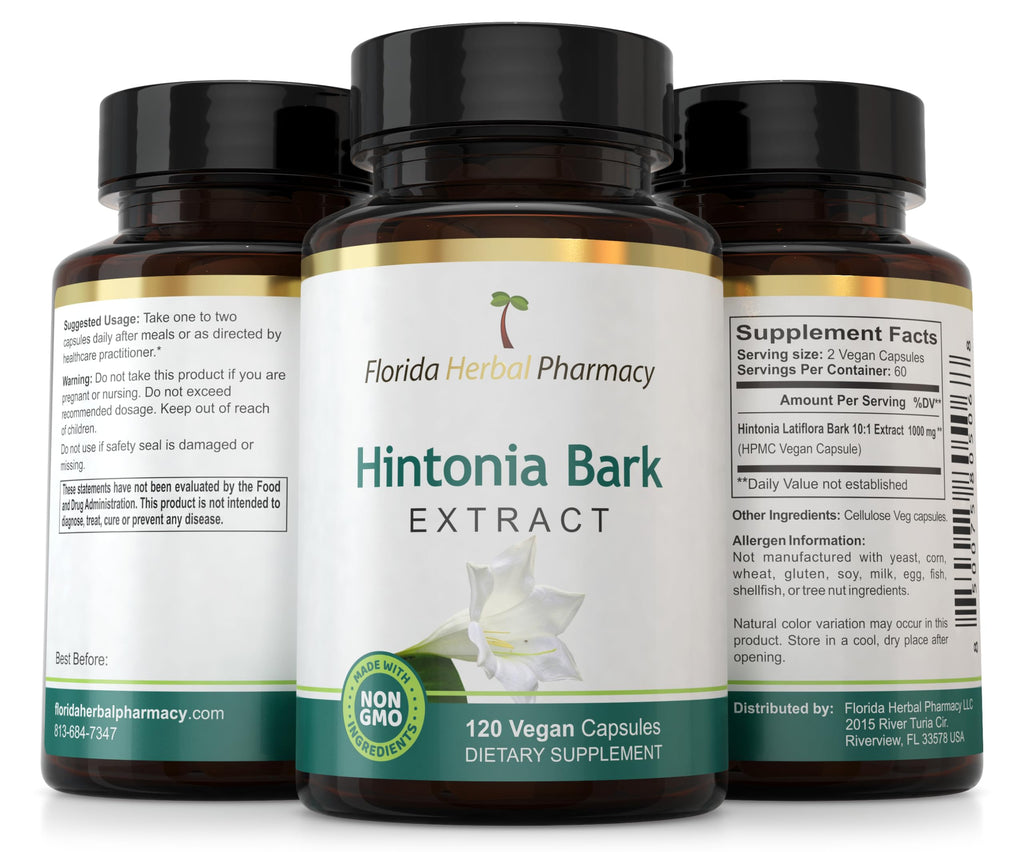 Florida Herbal Pharmacy, Hintonia Latiflora Extract Capsules 10:1 (120 Capsules) Pack of 1