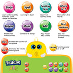 Electronic Alphabet Wall Chart, Talking ABC, 123s, Music Poster, Kids Montessori Toys for Toddlers 2-4, Interactive Educational Toddler Toy, Learning Gift for Age 1 2 3 4 5 Year Old Boys Girls - Green