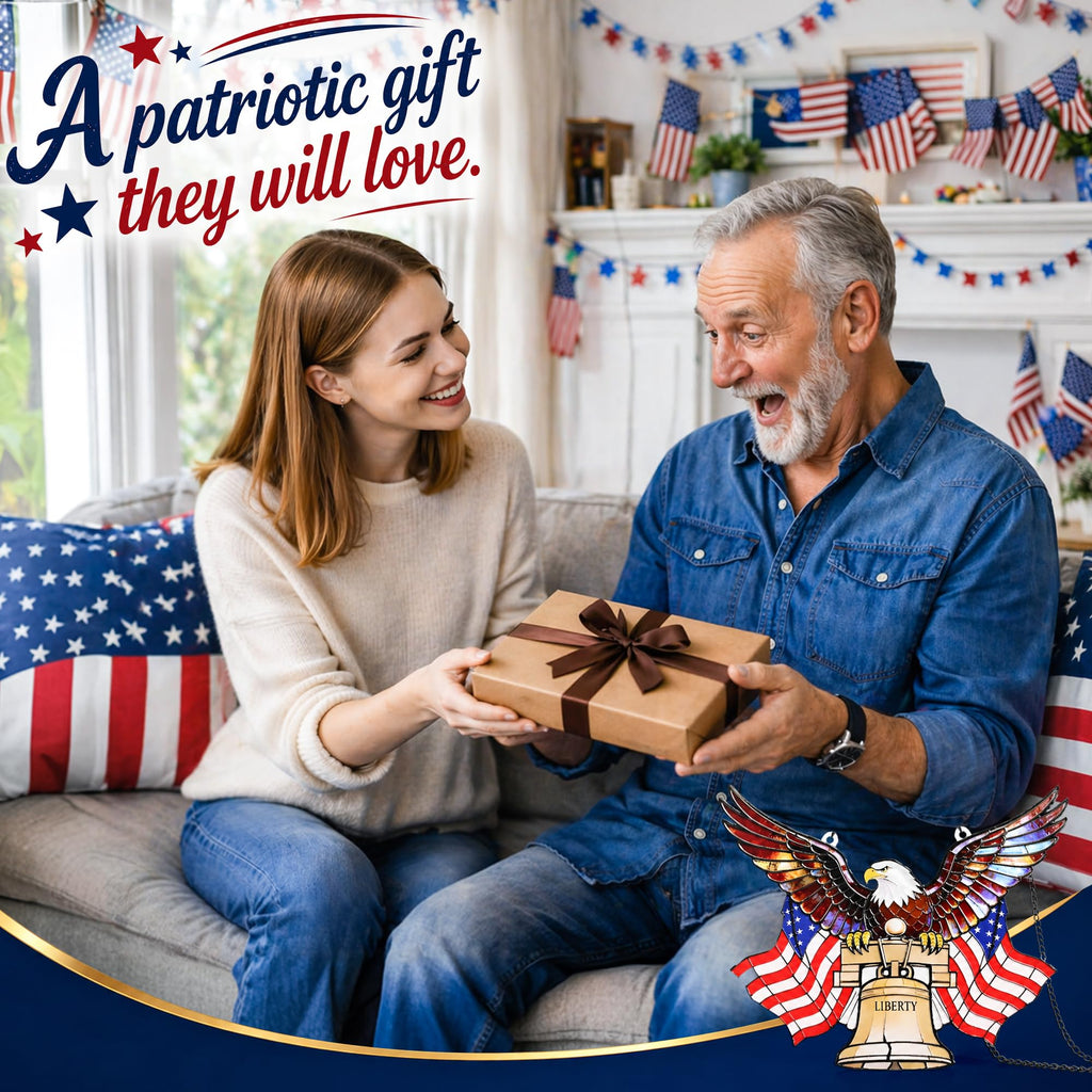 SUNCKET American Bald Eagle USA 250th Decor 4th of July