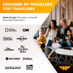 Hero International Travel Power Adapter – Universal Plug for Europe, UK, US, Asia, AUS, 100+ Countries | 2 USB-C & 1 USB-A